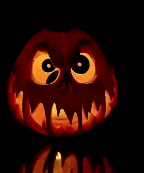 Scary 3D Printed Halloween Pumpkin